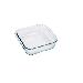 Fuente cuadrada 1,1lts Marinex 
